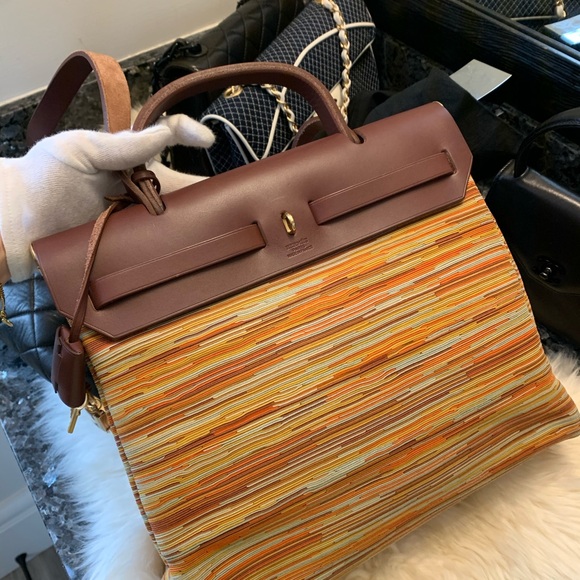 Hermes vintage vibrato herbag pm - Picture 5 of 10